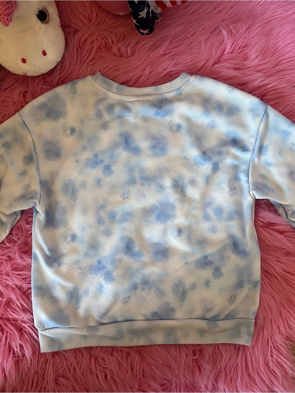 Power Puff Girls Cartoon Network Kids Bubbles Tie-Dye Sweatshirt - Picture 9 of 12